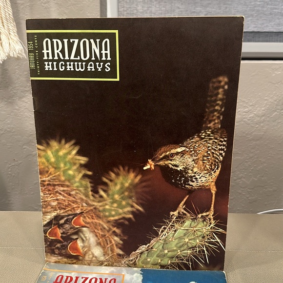 VINTAGE Arizona Highways Magazines (2) January and March 1954 - Picture 3 of 16
